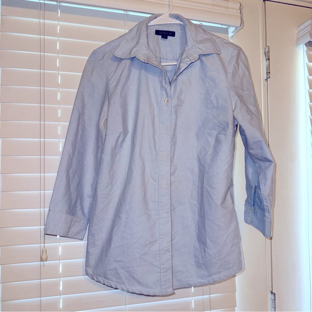 Lands' End Light Blue Button Down Shirt
